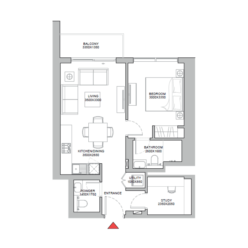 Apartment floor plan