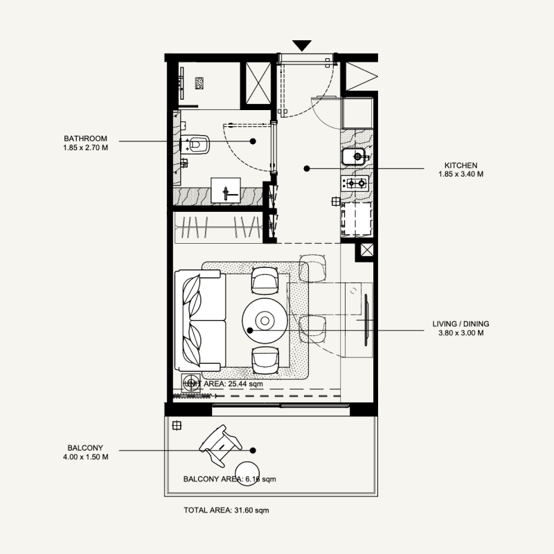 Apartment floor plan