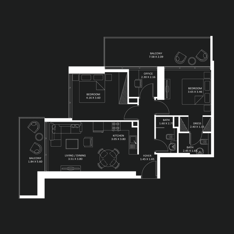 Apartment floor plan