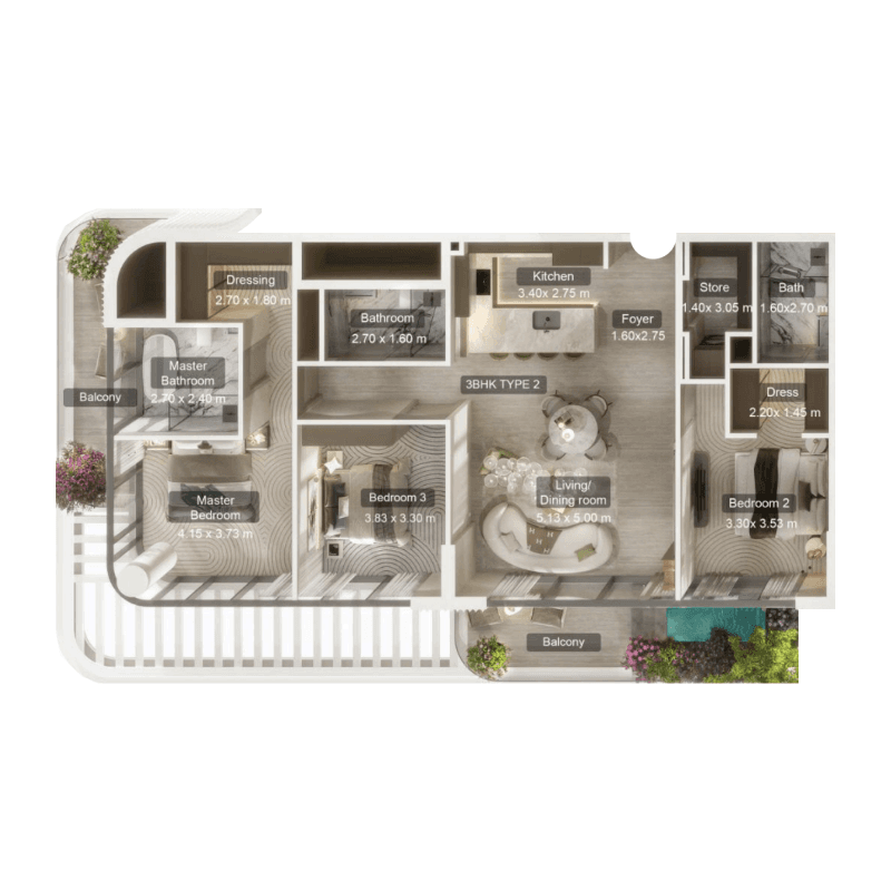 Apartment floor plan