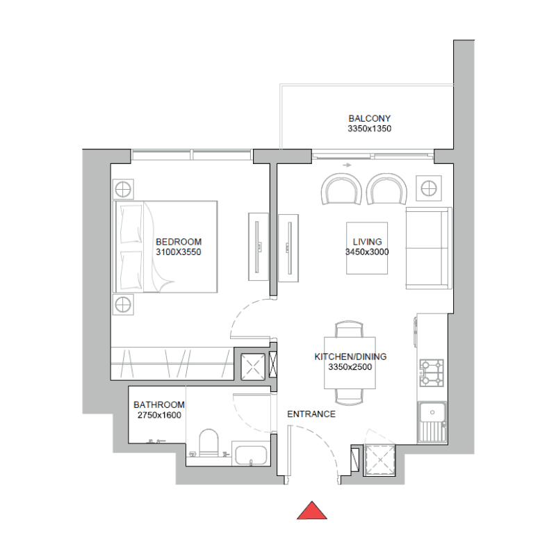 Apartment floor plan