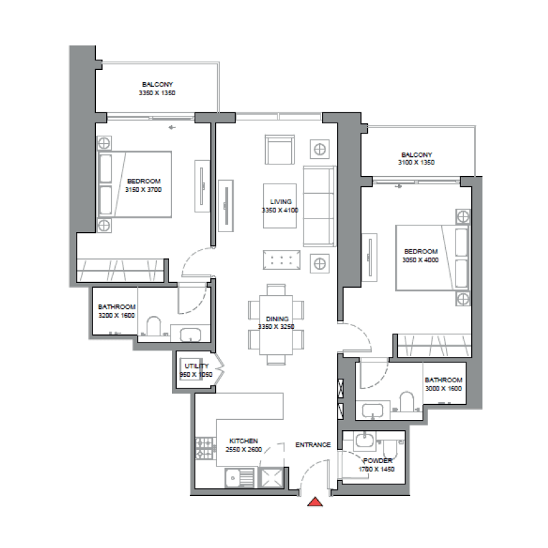 Apartment floor plan