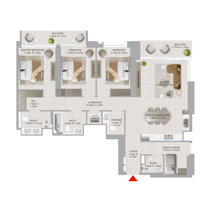Apartment floor plan