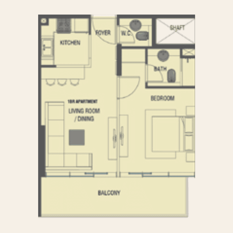Apartment floor plan