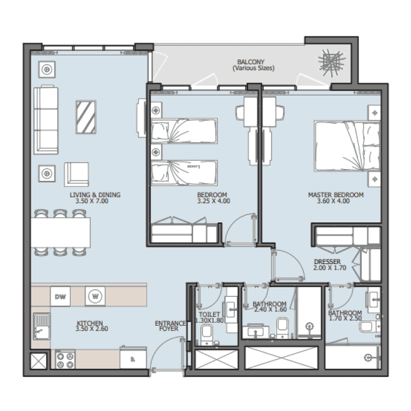 Apartment floor plan
