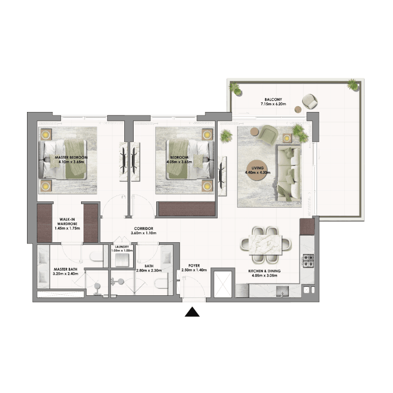 Apartment floor plan