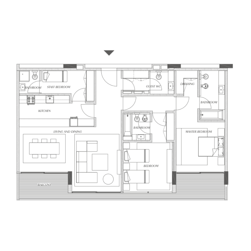 Apartment floor plan
