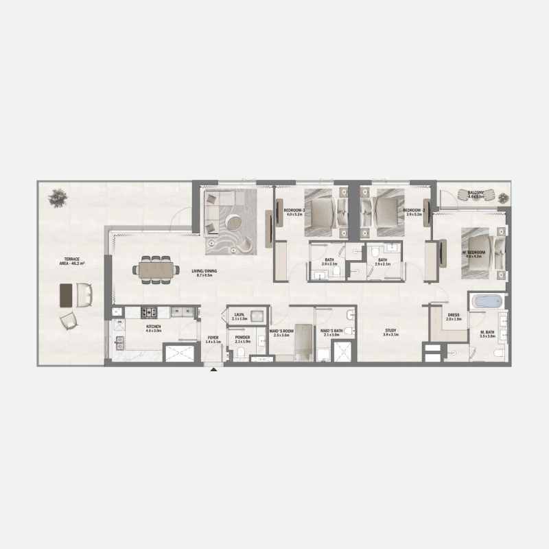 Apartment floor plan
