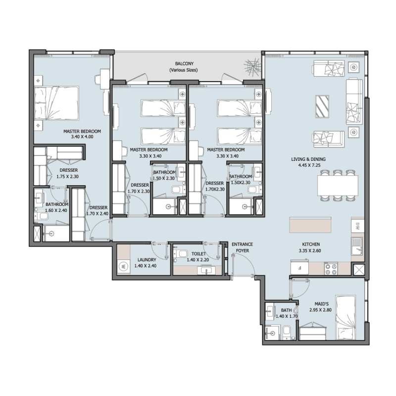 Apartment floor plan
