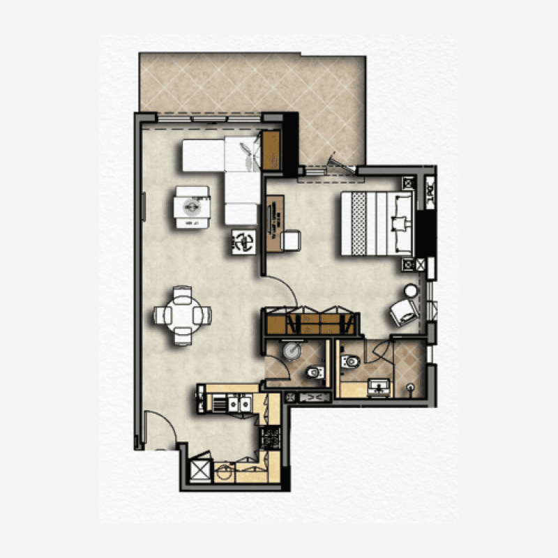 Apartment floor plan