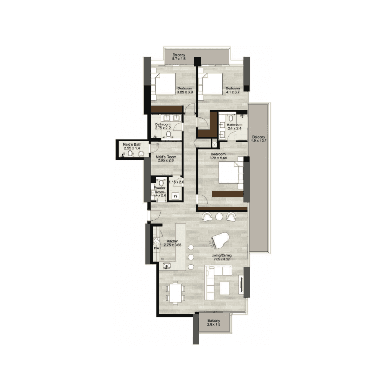 Apartment floor plan