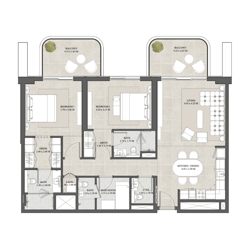 Apartment floor plan