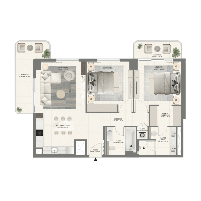 Apartment floor plan