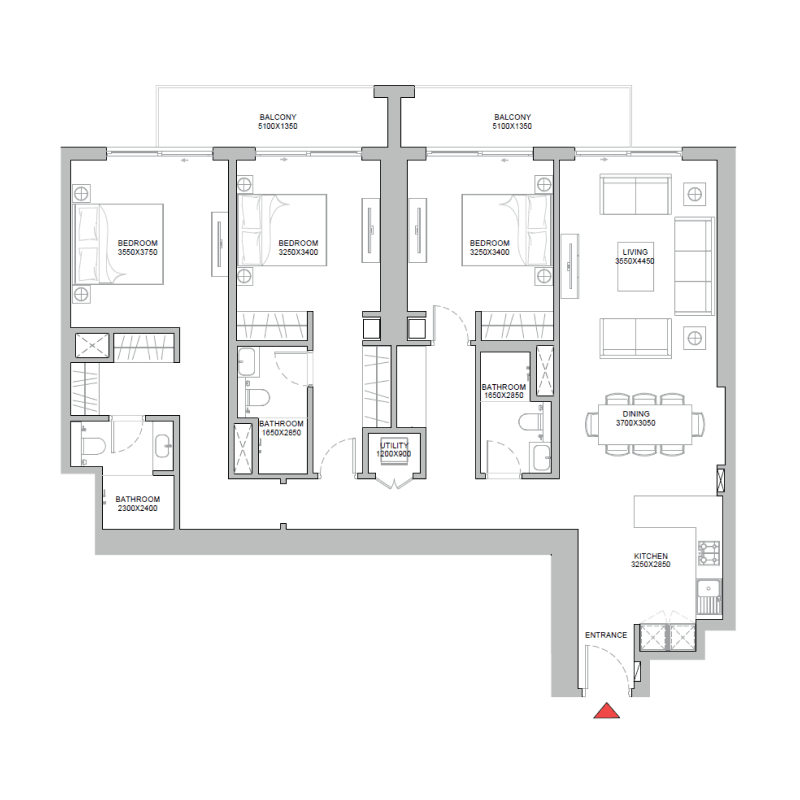 Apartment floor plan