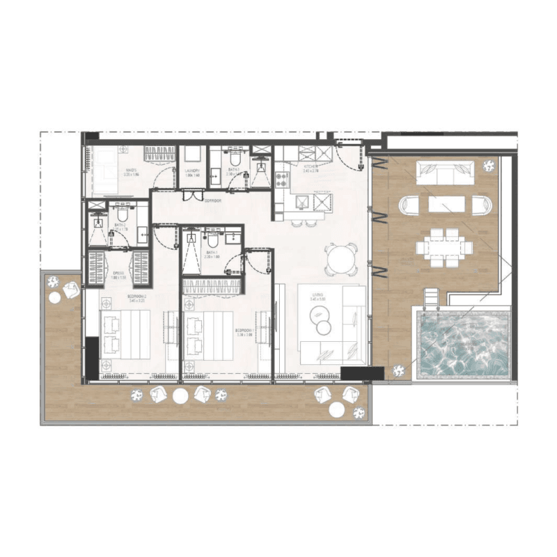 Apartment floor plan