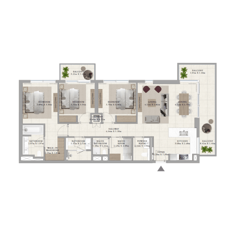 Apartment floor plan