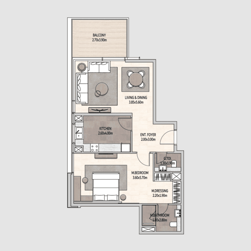 Apartment floor plan