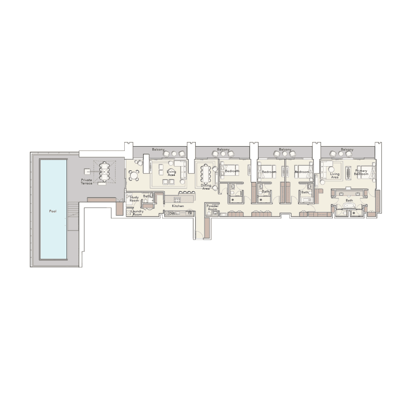 Apartment floor plan
