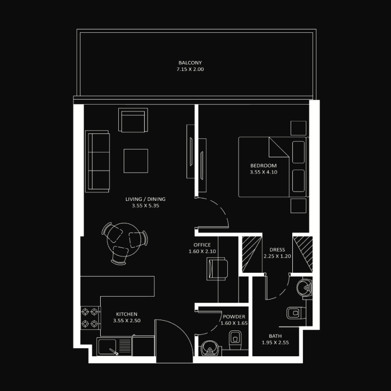 Apartment floor plan