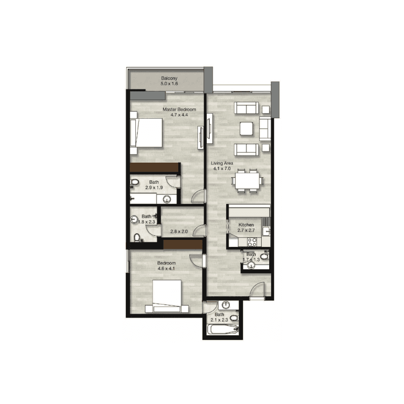 Apartment floor plan