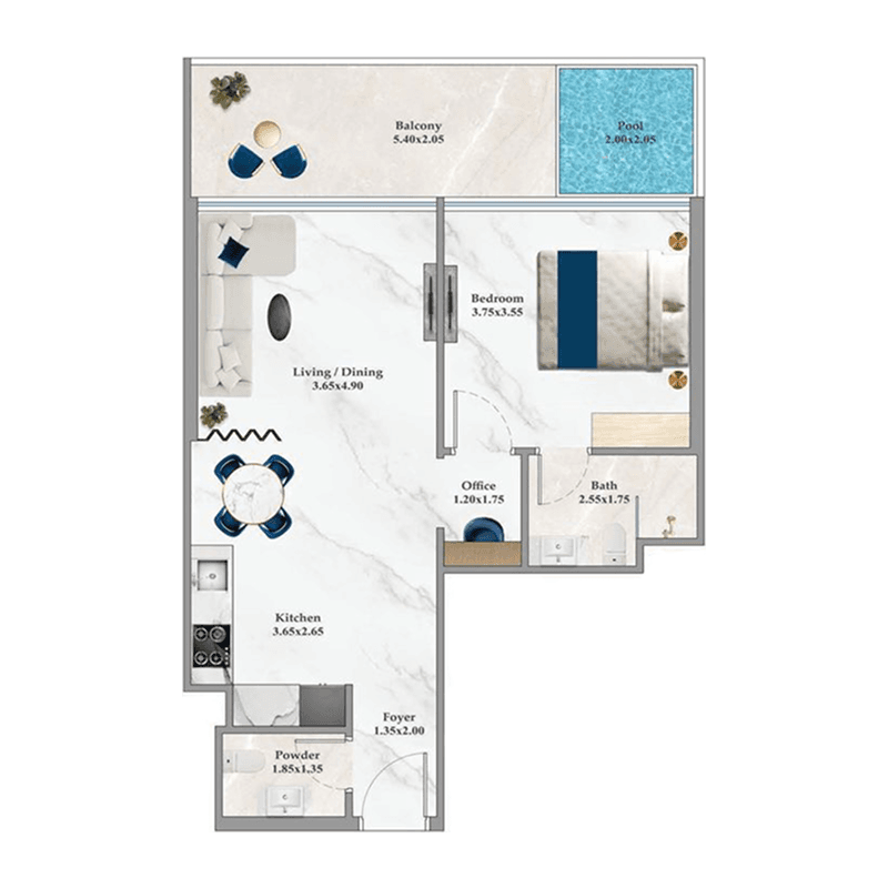 Apartment floor plan