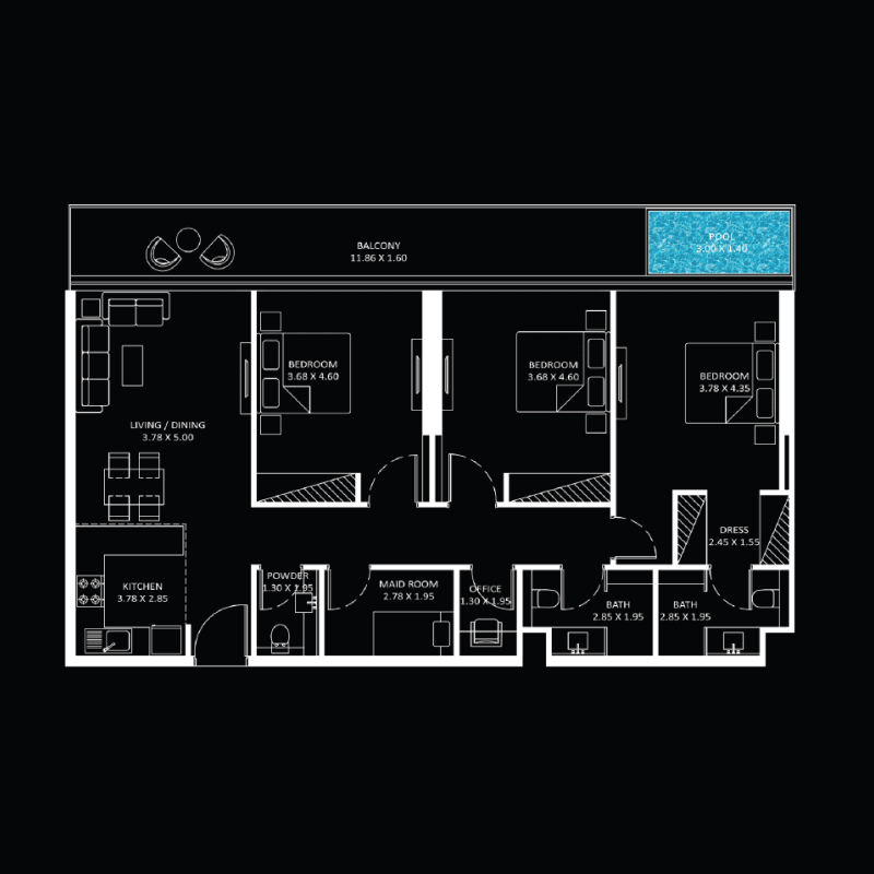 Apartment floor plan