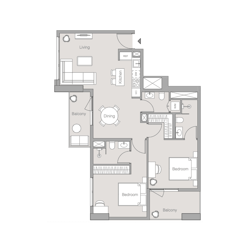 Apartment floor plan