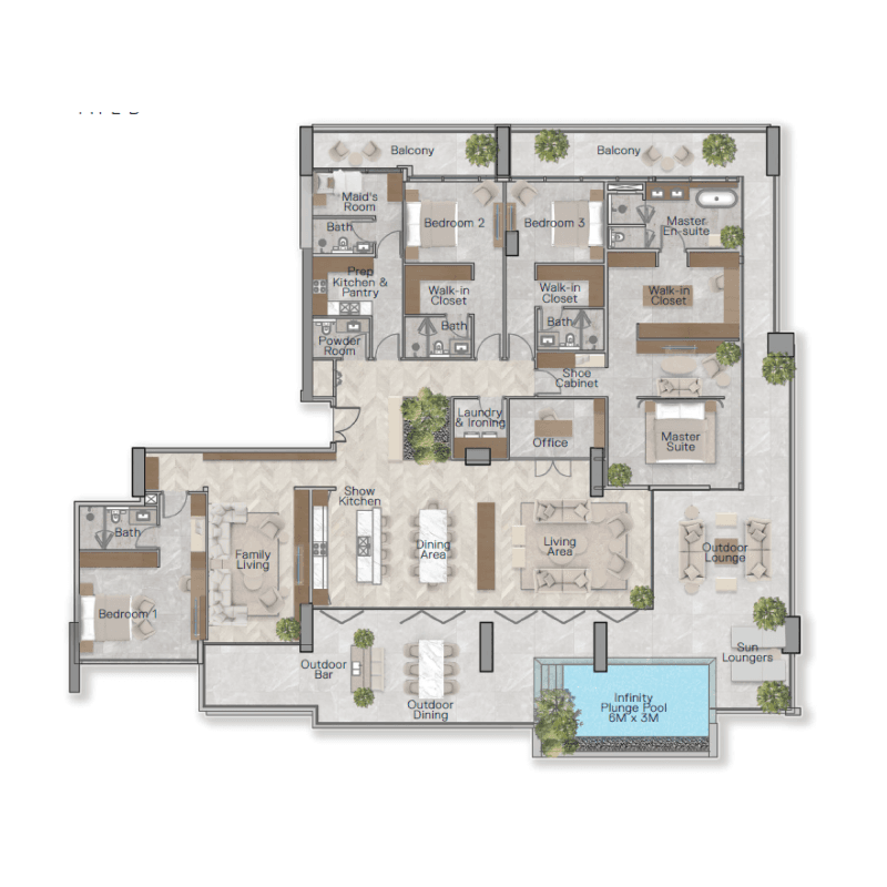 Apartment floor plan