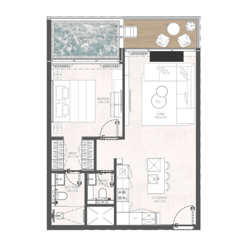 Apartment floor plan