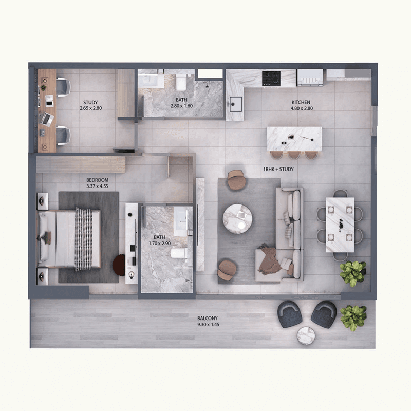 5 Bedrooms floor plan