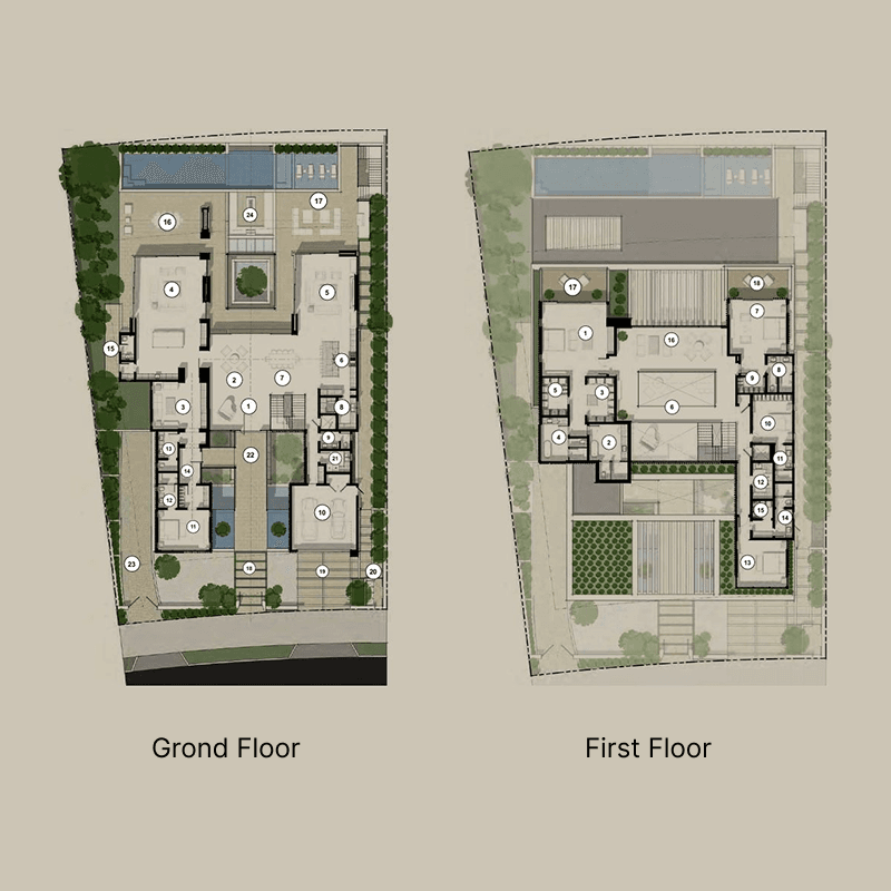 4 Bedrooms floor plan