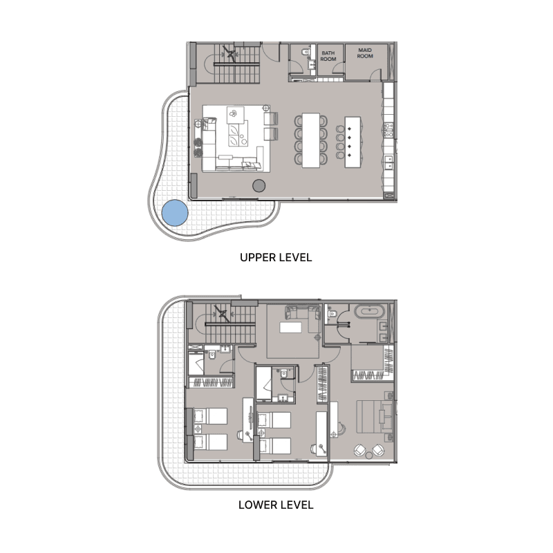 3 Bedrooms floor plan