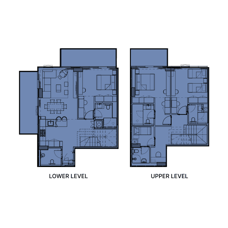 3 Bedrooms floor plan