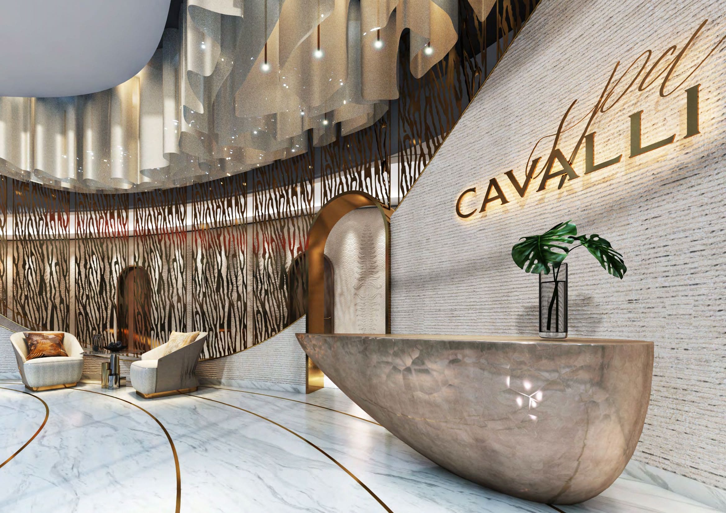 Cavalli Branded Lobby
