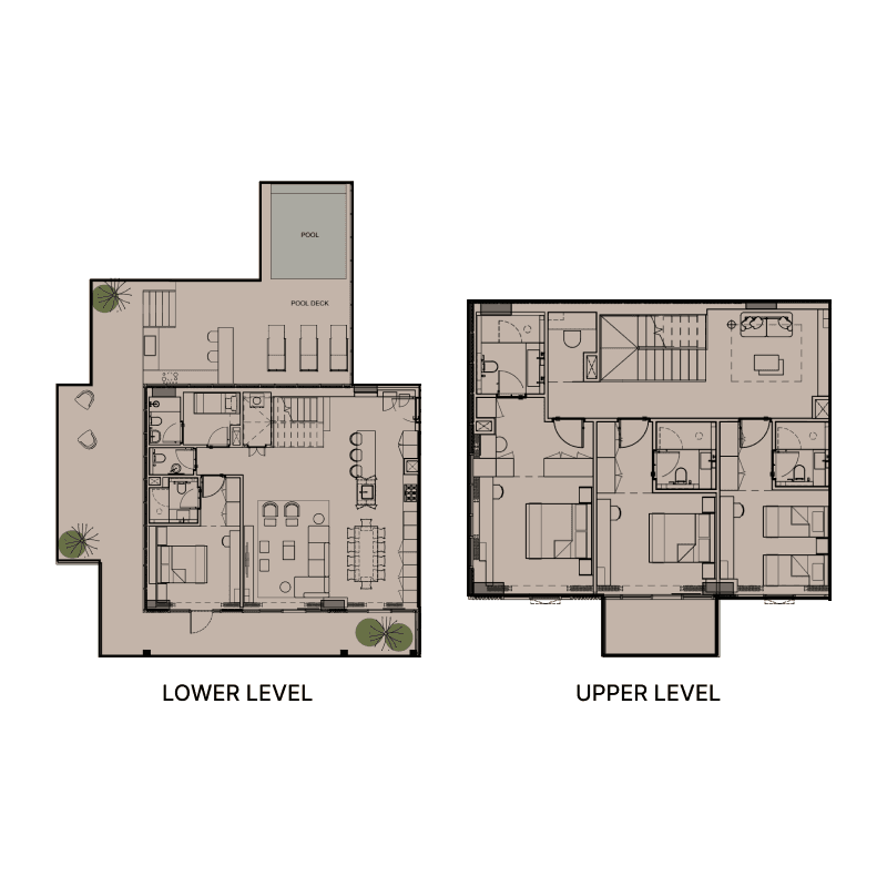 4 Bedrooms floor plan