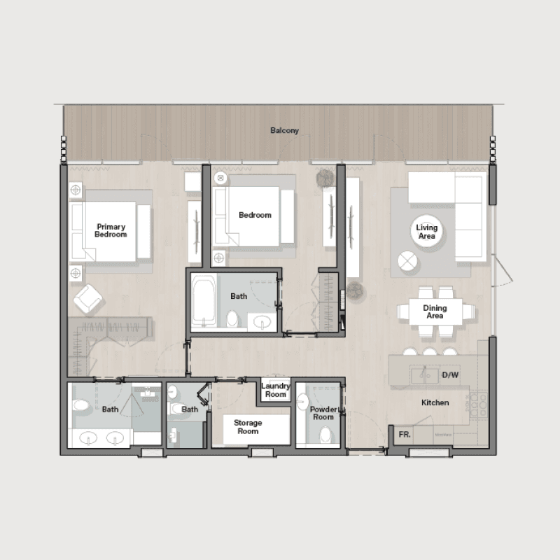 Apartment floor plan