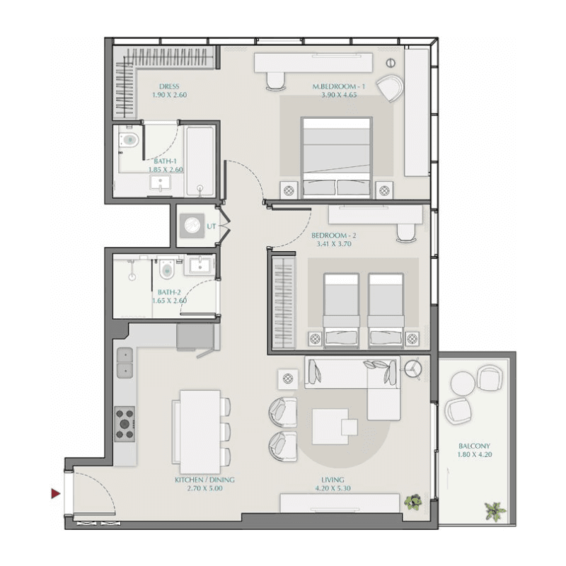Apartment floor plan