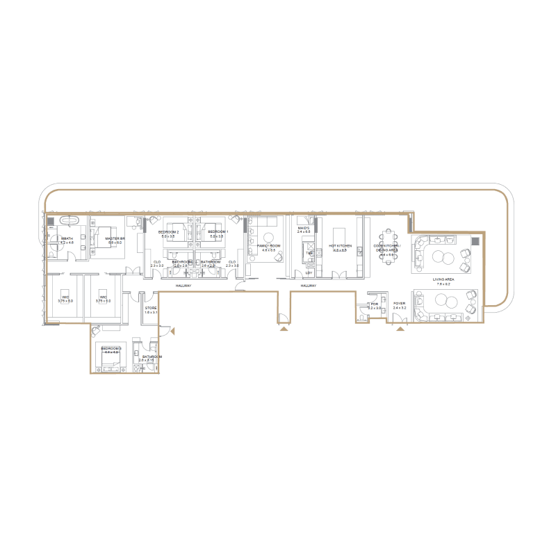 Apartment floor plan