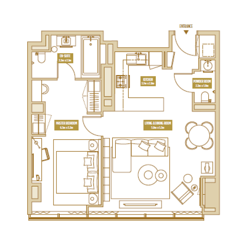 Apartment floor plan