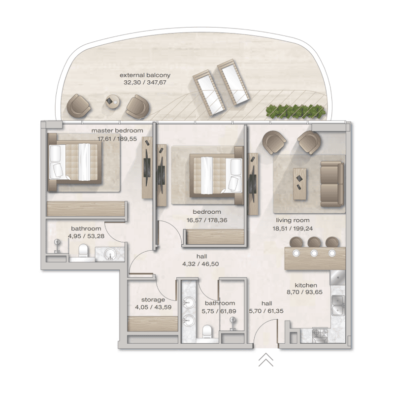 Apartment floor plan
