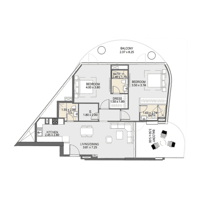 Apartment floor plan