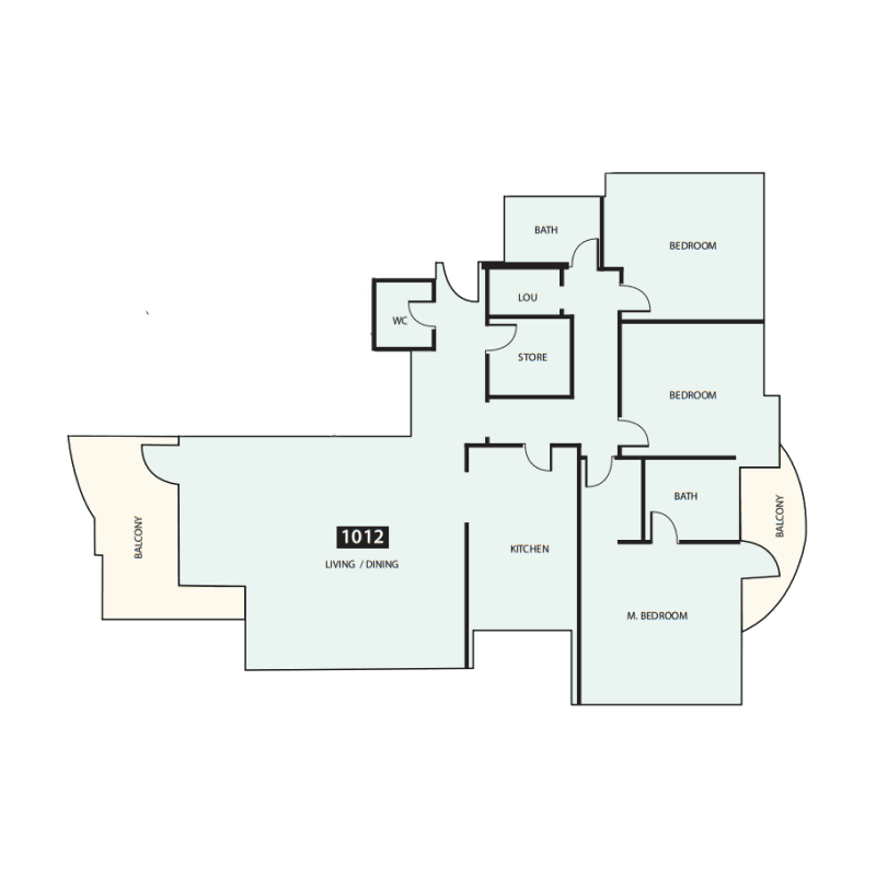 Apartment floor plan