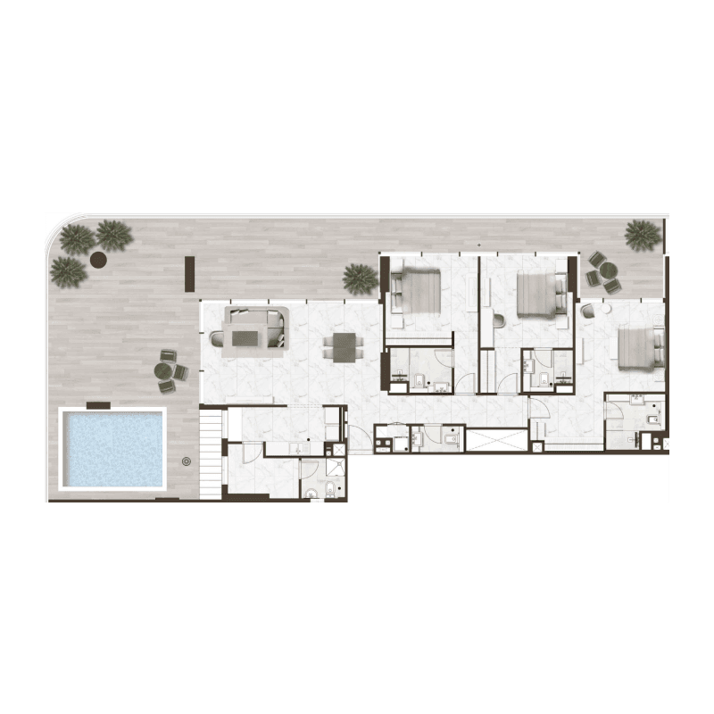 Apartment floor plan