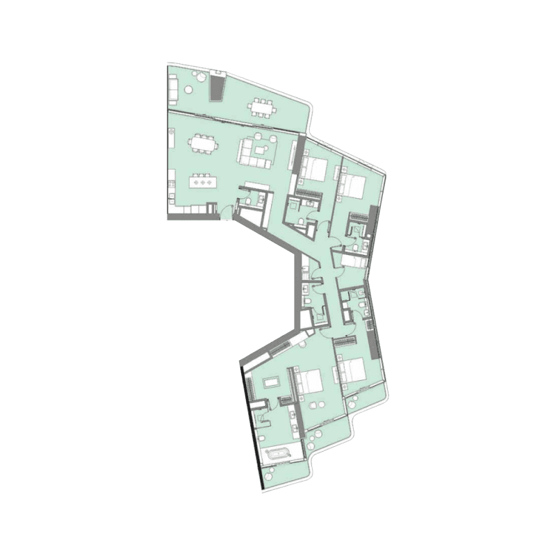 Apartment floor plan