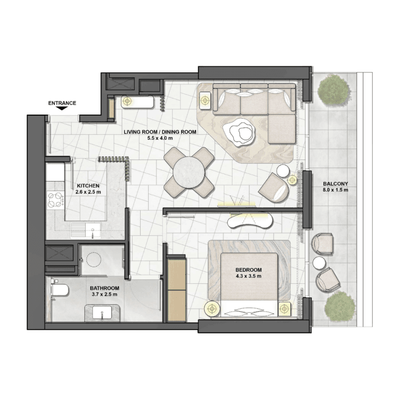 Apartment floor plan