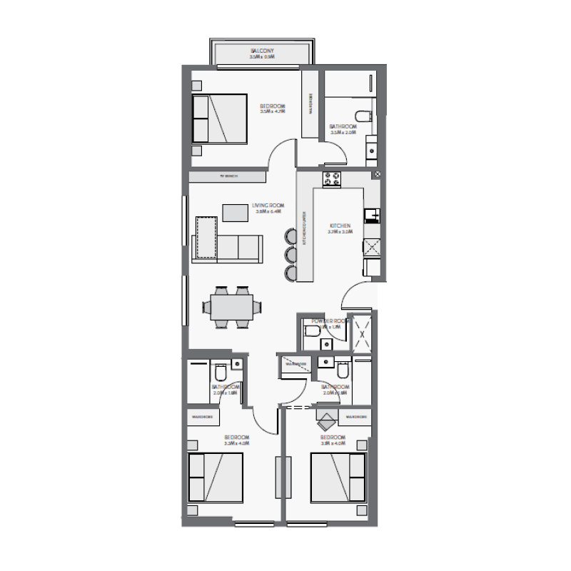 Apartment floor plan