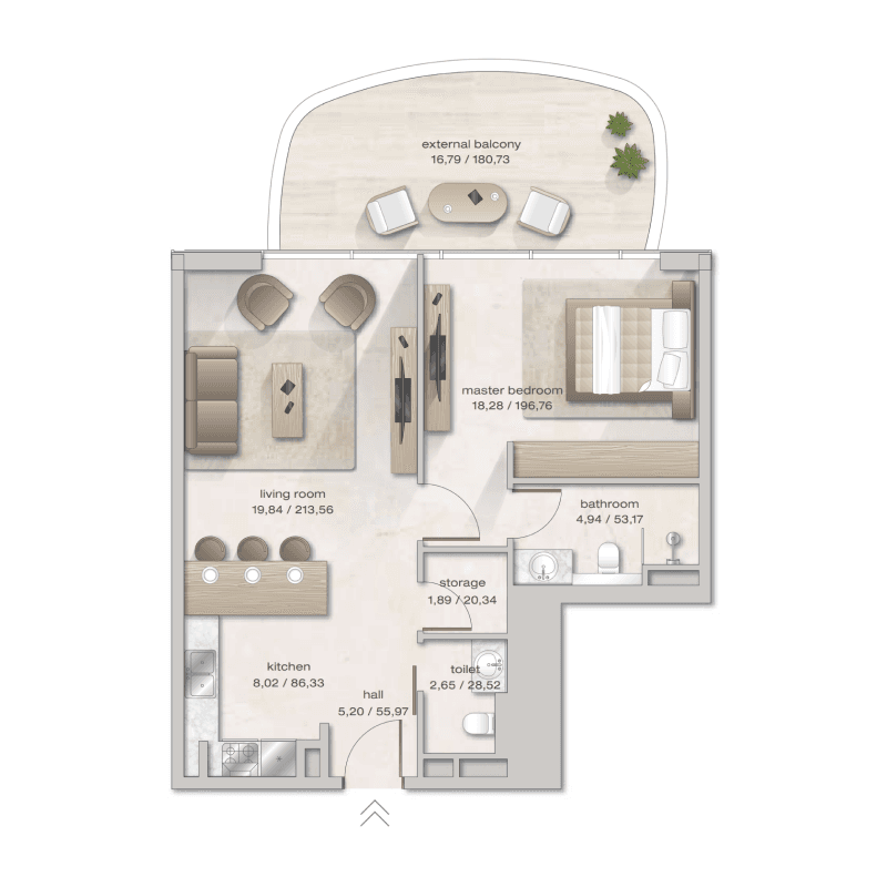 Apartment floor plan