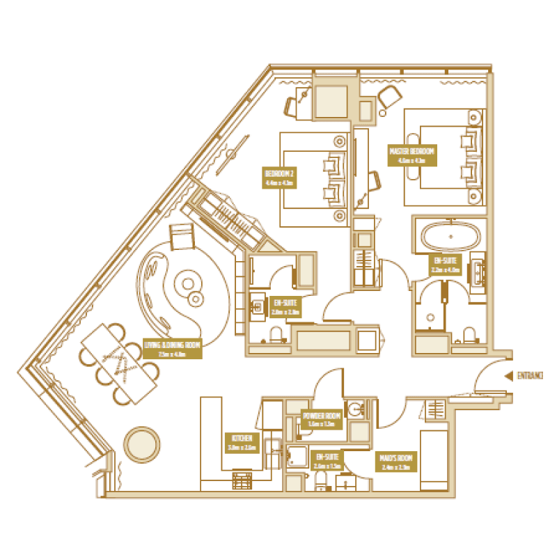 Apartment floor plan