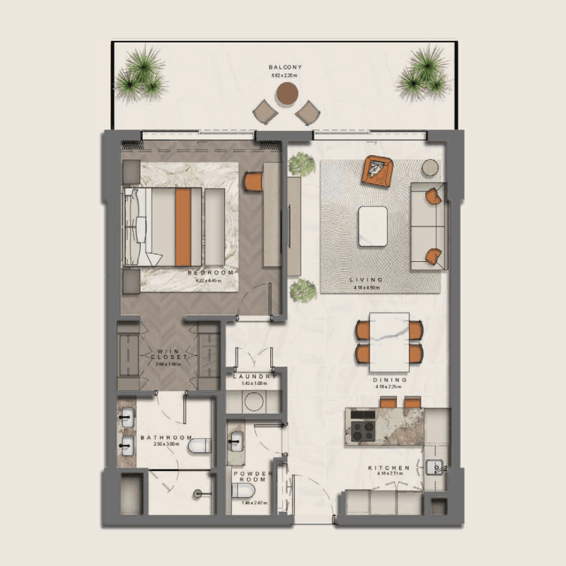 Apartment floor plan