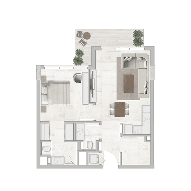 Apartment floor plan